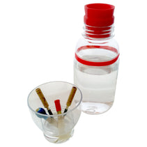 Water Bottle (with cup to soak reeds!) - Dishwasher safe