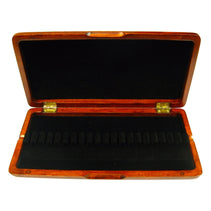 CH Brown Padauk Wooden Oboe Reed Case (20 Reeds) - Crook and Staple - 2